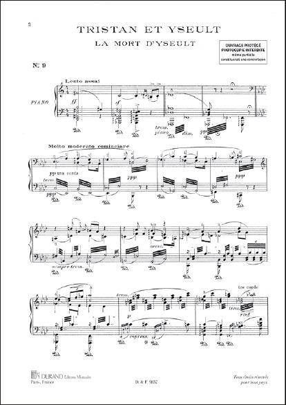 Mort D'Isolde Piano (Liszt